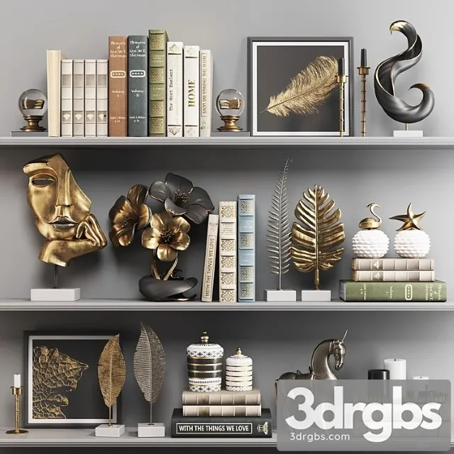 Decorative set fr04 3D Model Download Decorative set fr04 3D Model Download