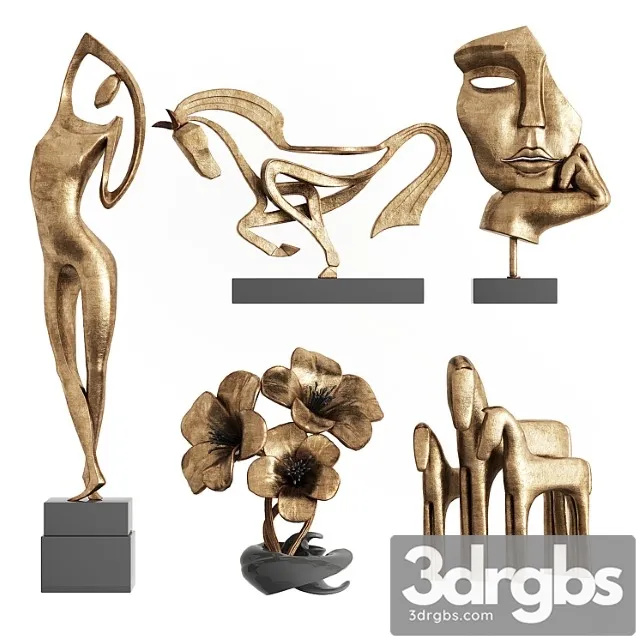 Decorative Set FR06 3D Model Download