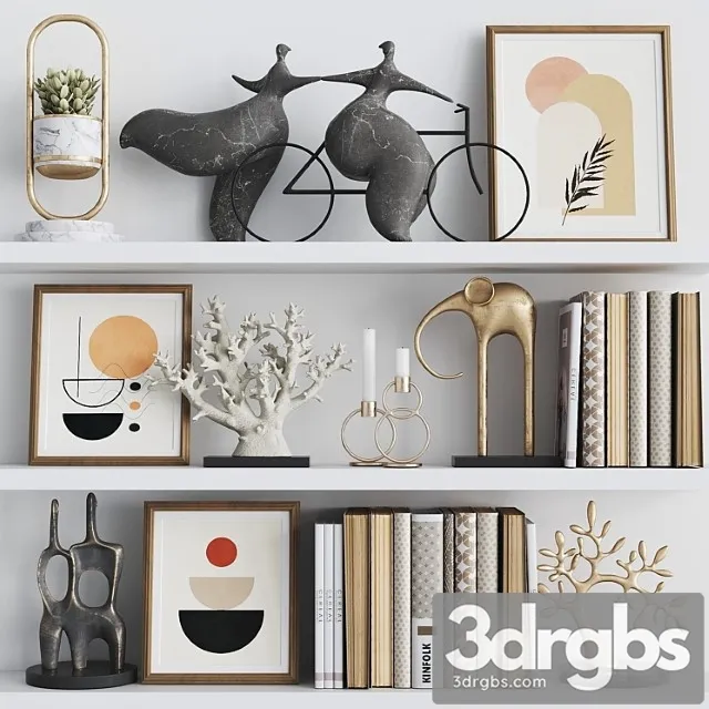 Decorative set fr12 3D Model Download Decorative set fr12 3D Model Download