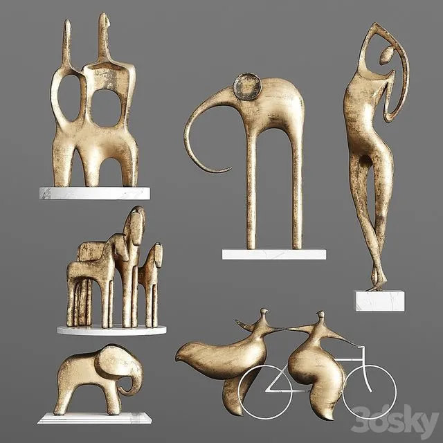 Decorative Set FR13 3D Model Decorative Set FR13 3D Model