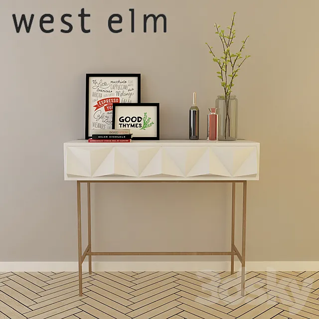 Decorative set from West Elm 3DModel
