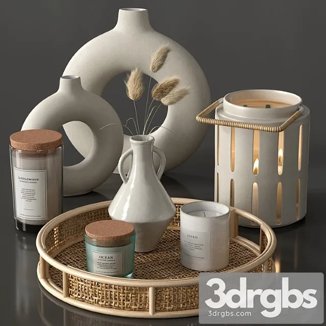 Decorative Set H M 3D Model Download Decorative Set H M 3D Model Download