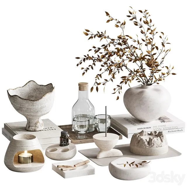 Decorative set H104 3D Model Decorative set H104 3D Model