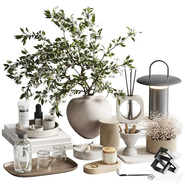 Decorative set H120 3D Model Decorative set H120 3D Model