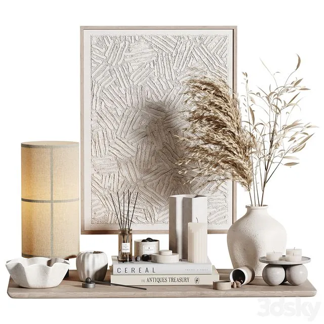 Decorative set H87 3D Model Decorative set H87 3D Model