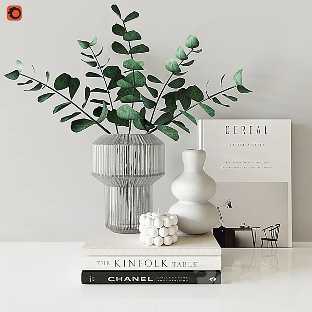 Decorative set housewolf 3D Model