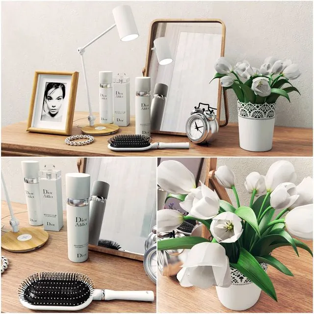 Decorative set. IKEA style 3D Model Decorative set. IKEA style 3D Model