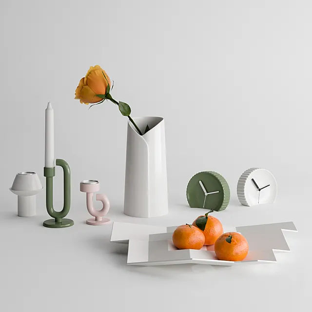 Decorative Set Il Coccio 3DModel