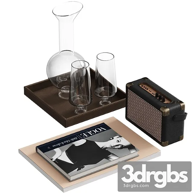 Decorative Set In Retro Style 3D Model Download Decorative Set In Retro Style 3D Model Download