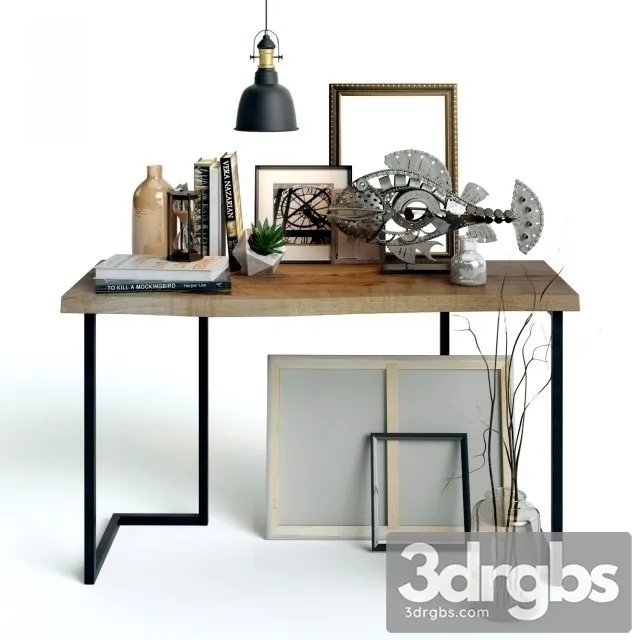 Decorative Set In The Loft Style 3D Model Download Decorative Set In The Loft Style 3D Model Download