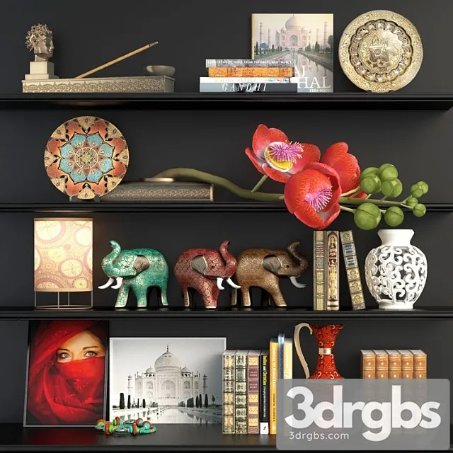 Decorative set India 3D Model Download Decorative set India 3D Model Download
