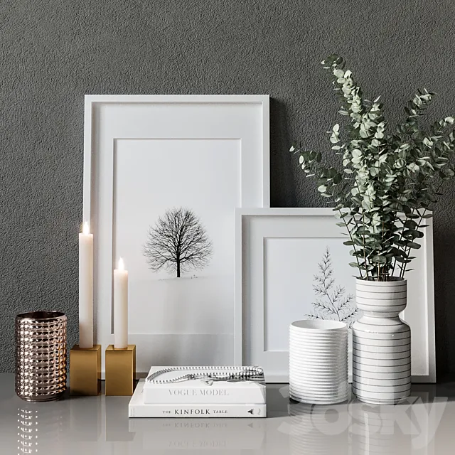 Decorative set interior 07 3DModel