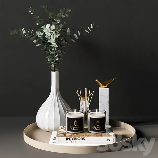 Decorative set interior 18 3DModel Decorative set interior 18 3DModel