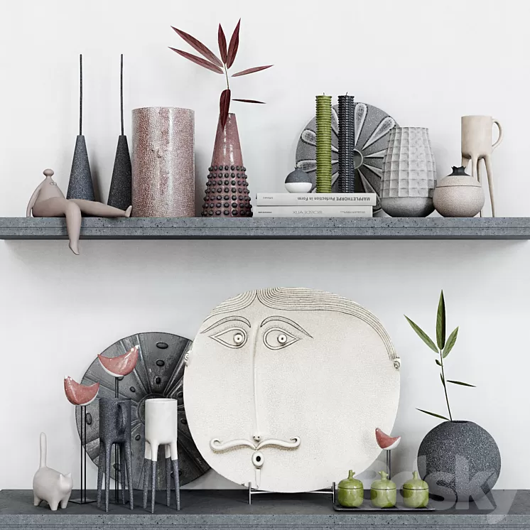 Decorative set K1 3D Model