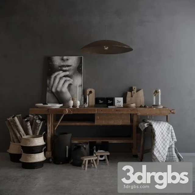 Decorative Set KamelonebutIkken 3D Model Download Decorative Set KamelonebutIkken 3D Model Download