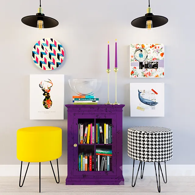 Decorative set KARE 3DModel Decorative set KARE 3DModel