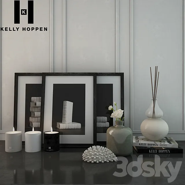 Decorative set Kelly Hoppen 3D Model