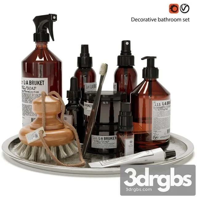 Decorative Set La Bruket 3D Model Download Decorative Set La Bruket 3D Model Download