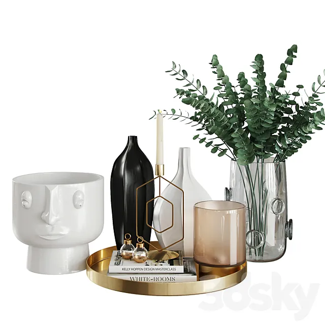 Decorative set Laredute 3D Model