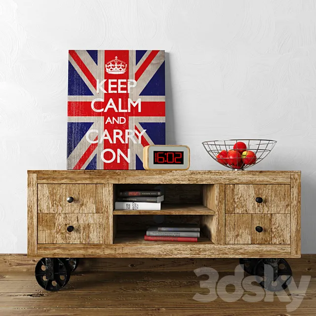 Decorative set “Loft designe” 3D Model