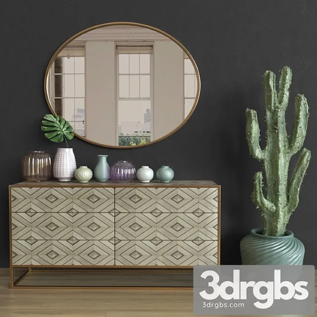 Decorative set Modern decor set 03 3D Model Download Decorative set Modern decor set 03 3D Model Download