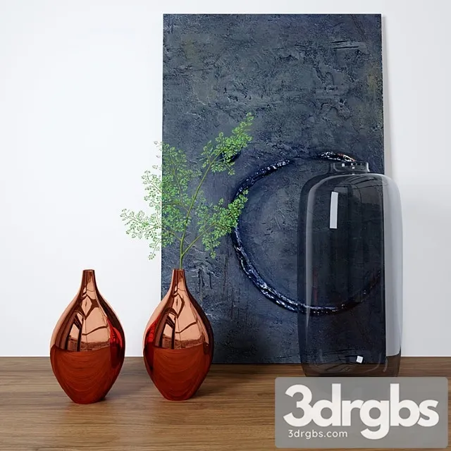 Decorative set Modern decor set 3D Model Download Decorative set Modern decor set 3D Model Download