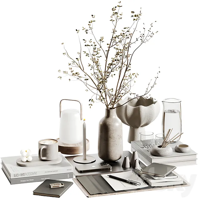 decorative set N09 3D Model decorative set N09 3D Model