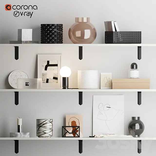 Decorative set N2 3DModel