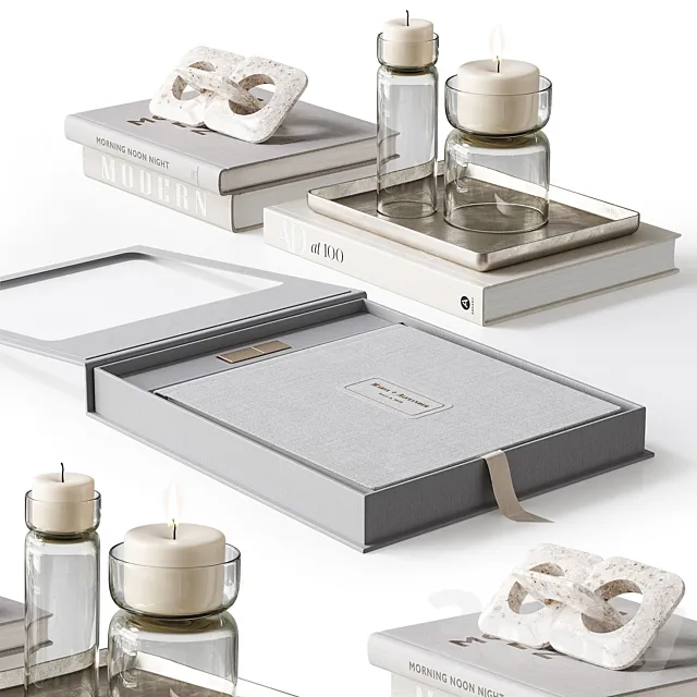 Decorative set NG4 3D Model