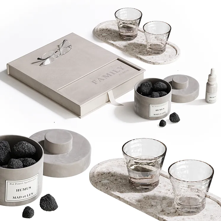 Decorative set NG5 3D Model Free Download Decorative set NG5 3D Model Free Download