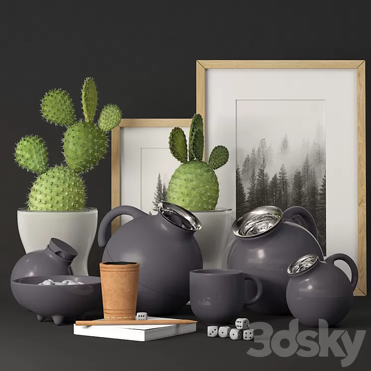 Decorative set number 2 3D Model