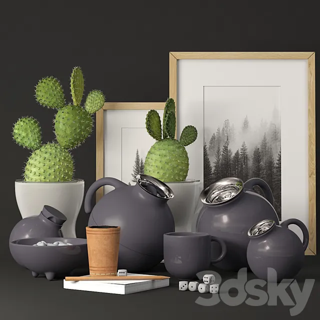 Decorative set number 2 3DModel