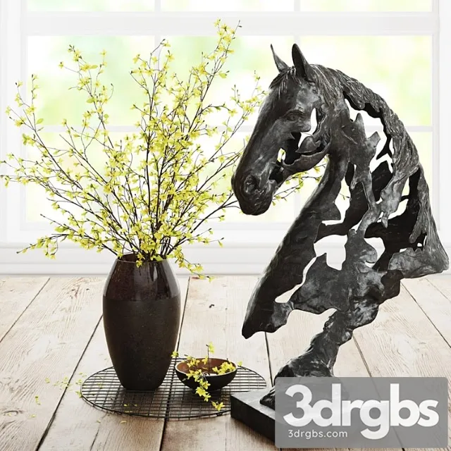 Decorative set of 6 3D Model Download Decorative set of 6 3D Model Download