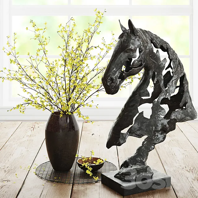 Decorative set of 6 3DModel