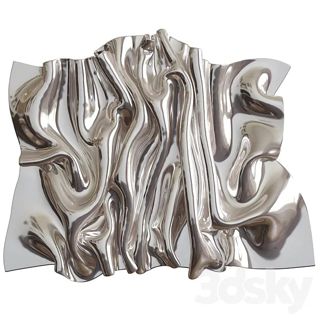 Decorative set of art paintings #49 3D Model