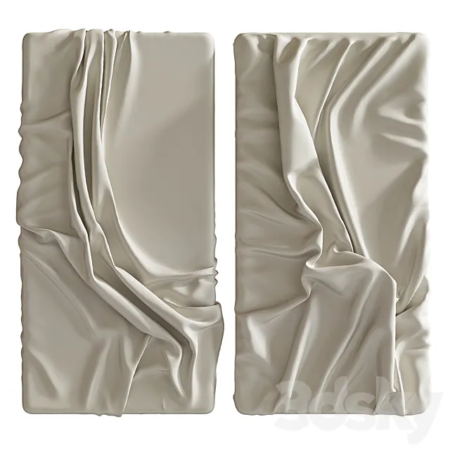 Decorative set of art paintings #78 3D Model