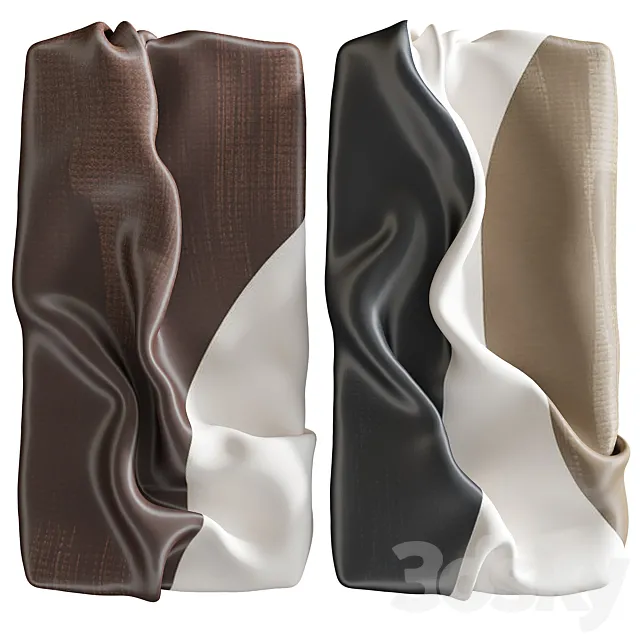 Decorative set of art paintings #82 3D Model Decorative set of art paintings #82 3D Model