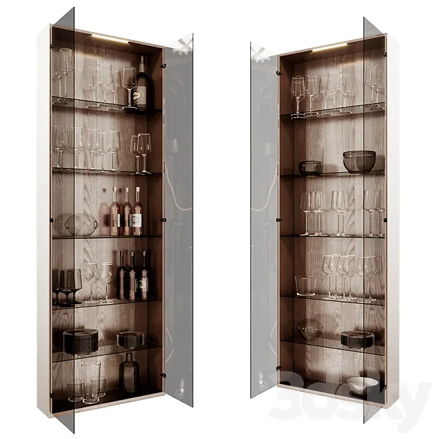 Decorative set of dishes for the kitchen 02 3D Model