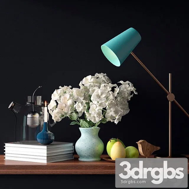 Decorative Set of Flowers 1 3D Model Download Decorative Set of Flowers 1 3D Model Download