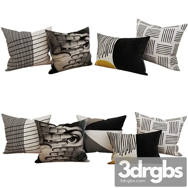 Decorative Set Pillow 14 3D Model Download Decorative Set Pillow 14 3D Model Download