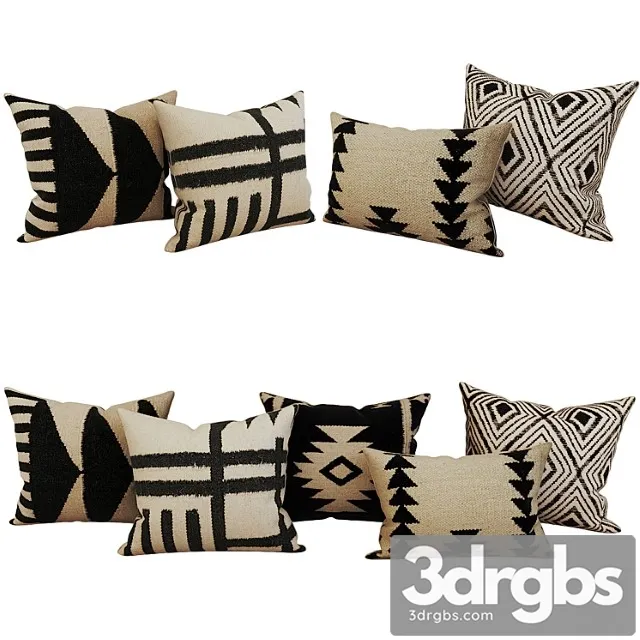 Decorative Set Pillow 17 3D Model Download Decorative Set Pillow 17 3D Model Download