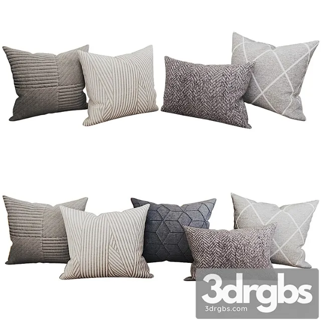 Decorative Set Pillow 24 3D Model Download Decorative Set Pillow 24 3D Model Download