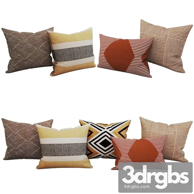 Decorative Set Pillow 26 3D Model Download Decorative Set Pillow 26 3D Model Download
