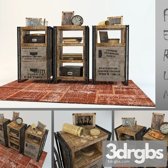 Decorative set Profi decorative set 3D Model Download Decorative set Profi decorative set 3D Model Download