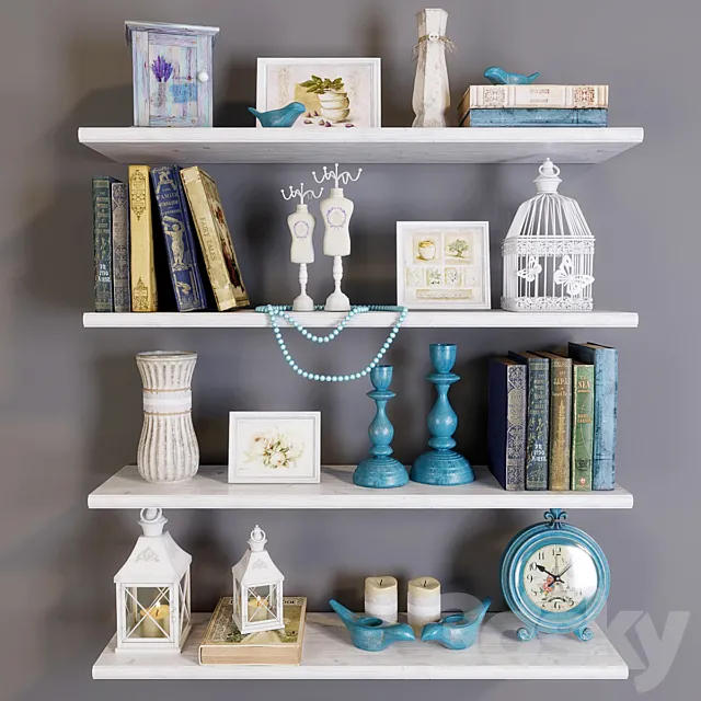 Decorative set (Provence) 3D Model