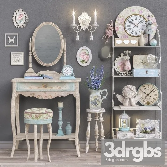 Decorative Set Provence 3D Model Download Decorative Set Provence 3D Model Download