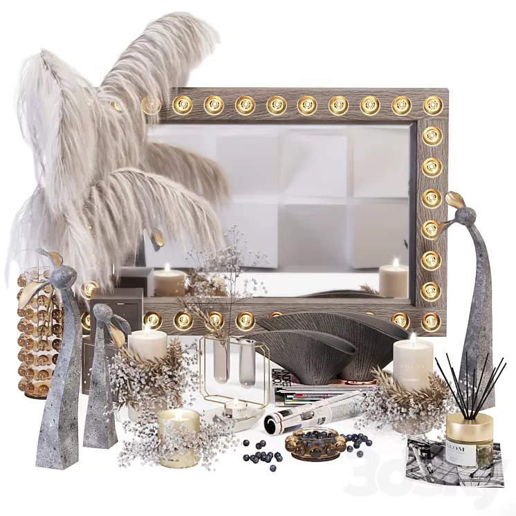 Decorative set Rabbit 3D Model