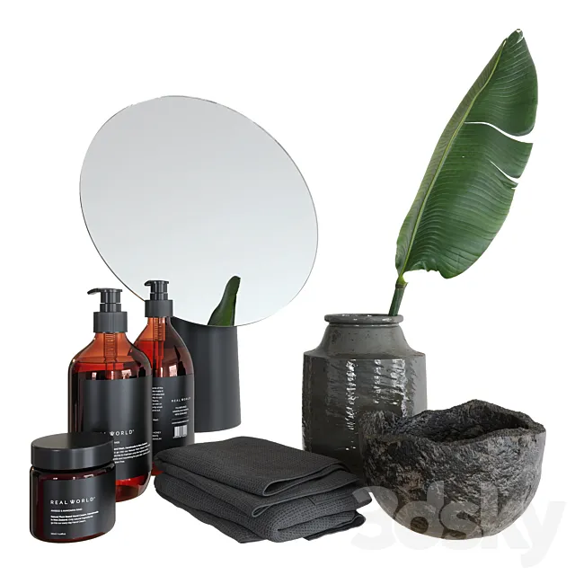 Decorative set Real World 3DModel