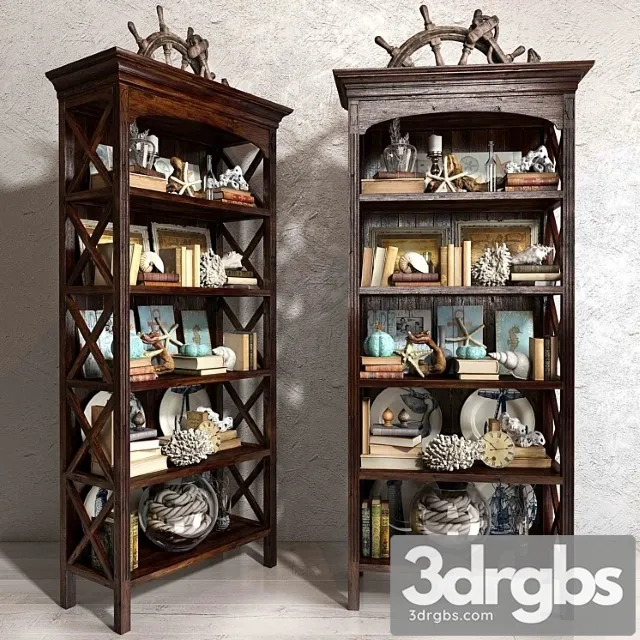 Decorative set Sea decorative set 01 3D Model Download Decorative set Sea decorative set 01 3D Model Download