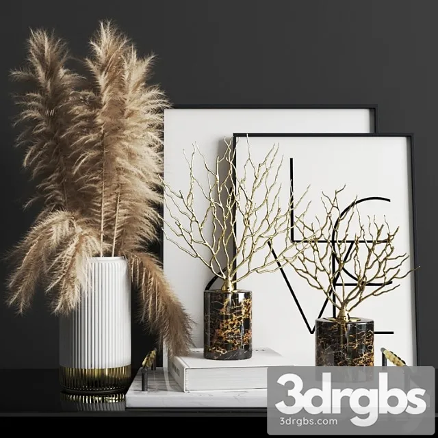 Decorative set Set1038 3D Model Download Decorative set Set1038 3D Model Download